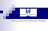Annual Security Refresher Briefing