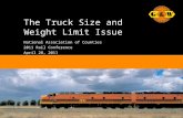 The Truck Size and Weight Limit Issue