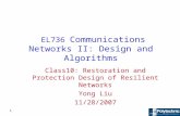 EL736  Communications Networks II: Design and Algorithms