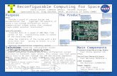 Main Components Transmitting/Receiving Nodes: Four Xilinx Spartan IIE FPGAs