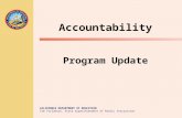 Accountability Program Update