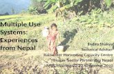Multiple Use Systems: Experiences from Nepal