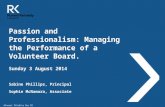 Passion and Professionalism: Managing the Performance of a Volunteer Board.