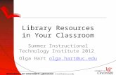 Library Resources in Your Classroom