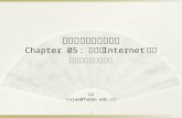 计算机网络与网页制作 Chapter 05 ： 新型的 Internet 应用