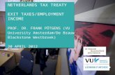 IFA/ 2012 GERMANY-NETHERLANDS TAX TREATY EXIT TAXES/EMPLOYMENT INCOME
