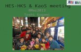 HES-HKS &  KaoS  meeting