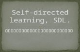 Self-directed  learning, SDL