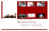 Creative Minorities