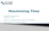 Maximising Time