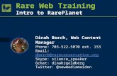 Rare Web Training Intro to RarePlanet