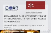 CHALLENGES AND OPPORTUNITIES OF INTEROPERABILITY FOR OPEN ACCESS REPOSITORIES