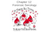 Chapter 12  Forensic Serology