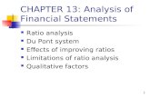 CHAPTER 13: Analysis of Financial Statements