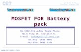 MOSFET FOR  Battery pack