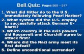Bell Quiz: Pages  569 – 577