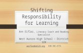 Shifting Responsibility for Learning