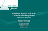 Member Appreciation &  Chapter Development  -  LUNCHEON MEETING