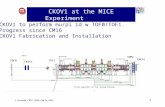 CKOV1 at the MICE Experiment