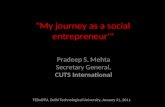 " My journey as a social entrepreneur' "