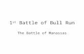 1 st  Battle of Bull Run