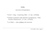 XML sources d’inspiration :
