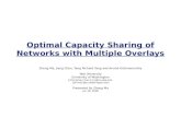 Optimal Capacity Sharing of Networks with Multiple Overlays