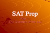 SAT Prep Part 1: SAT Question of the day