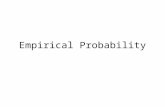 Empirical Probability