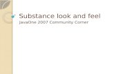 Substance look and feel