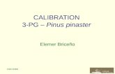 CALIBRATION 3-PG –  Pinus pinaster