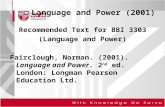 Language and Power (2001)