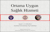 Sınıf 2, 11.09.2012 Atatürk Üniversitesi Tıp Fakültesi