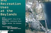Public Space  and Recreation Uses  at the Baylands