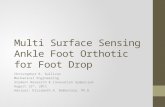 Multi  S urface Sensing Ankle Foot Orthotic for Foot Drop