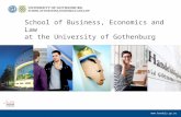 School of Business, Economics and Law  at the University of Gothenburg