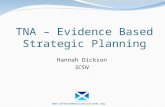 TNA – Evidence Based Strategic Planning