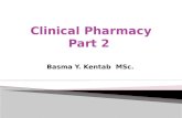 Clinical  Pharmacy Part 2