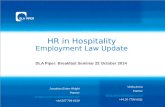 HR  in Hospitality  Employment Law Update