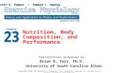 Nutrition, Body Composition, and Performance