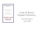 Acids & Bases/ Organic Chemistry
