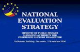 NATIONAL EVALUATION STRATEGY
