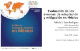 Evaluación de los avances de adaptación y mitigación en México