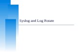 Syslog and Log Rotate