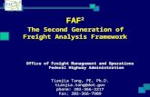FAF 2 The Second Generation of  Freight Analysis Framework