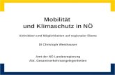 Mobilität  und Klimaschutz in NÖ