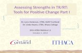 Assessing Strengths in TR/RT:  Tools  for Positive Change  Part I