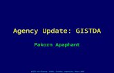 Agency Update: GISTDA