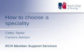 How to choose a speciality