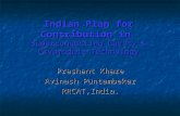 Indian Plan for Contribution in Superconducting Cavity & Cryomodule Technology
